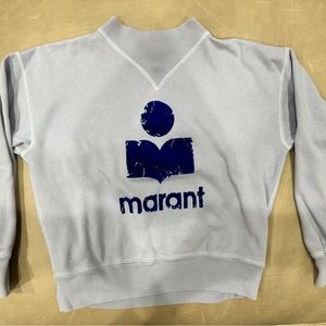 Isabel marant light blue sweatshirt